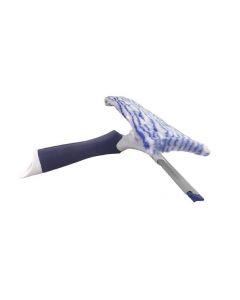 Window Washer Double Headed Squeegee - SPECIAL OFFER 2 x Microfibre Refills